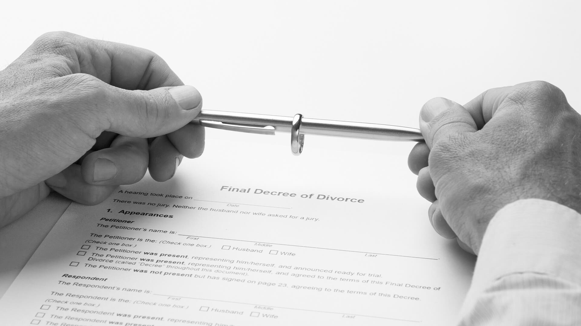 Financial settlement during divorce