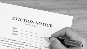 Eviction Notice Being Evicted