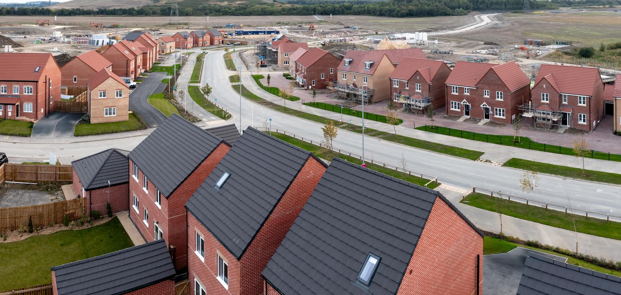 Modern UK new-build houses representing Persimmon Homes properties eligible for freehold purchase. Modern UK new-build houses representing Persimmon Homes properties eligible for freehold purchase.